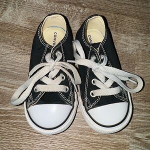 Converse Kids Black and White Sneakers